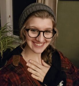 Acadia Dwyer smiling at the camera