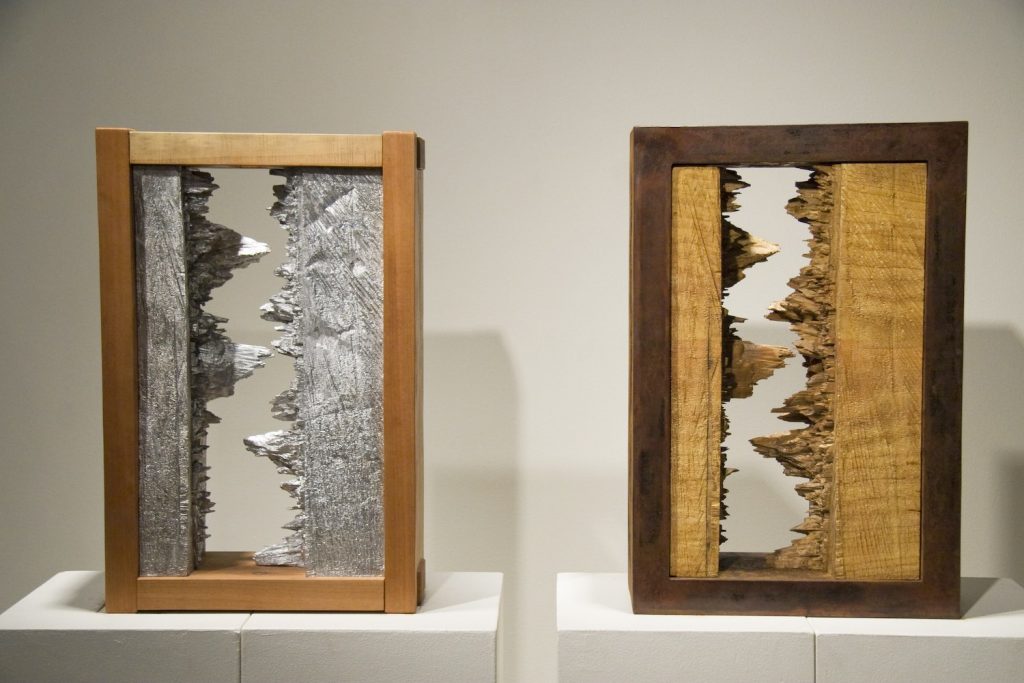 Hinge Diptych sculpture by Lee Imonen