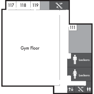 Patriot Hall Level 1 Map