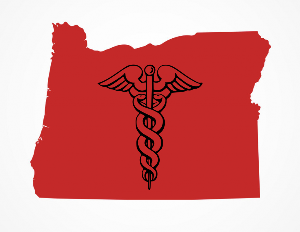 symbol of healthcare in Oregon