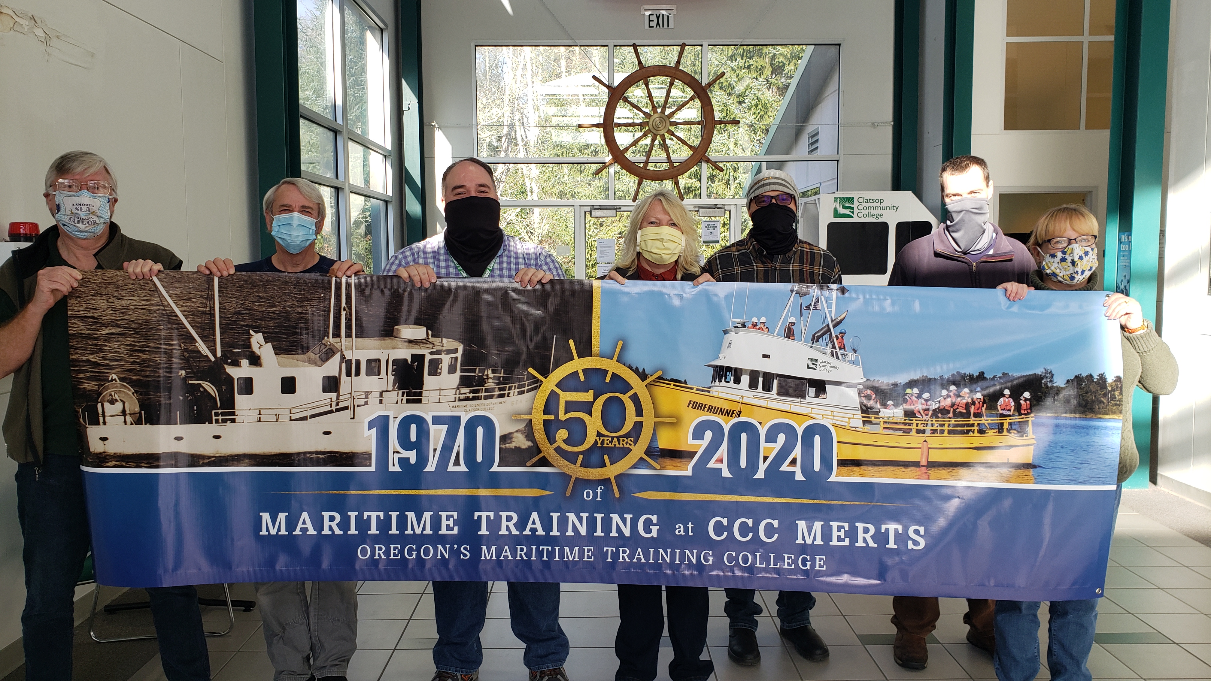 CCC Maritime Science faculty and staff gather to celebrate 50 years of the unique program