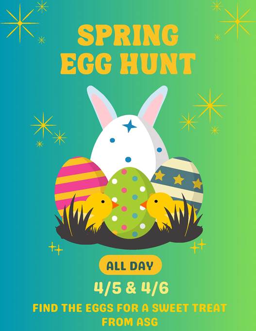 Student Government easter egg hunt flyer