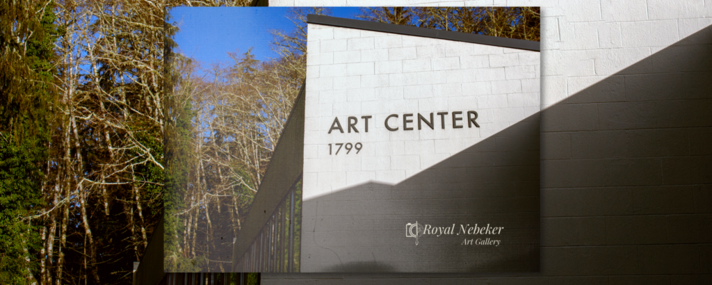 exterior entrance to the Royal Nebeker Art Gallery