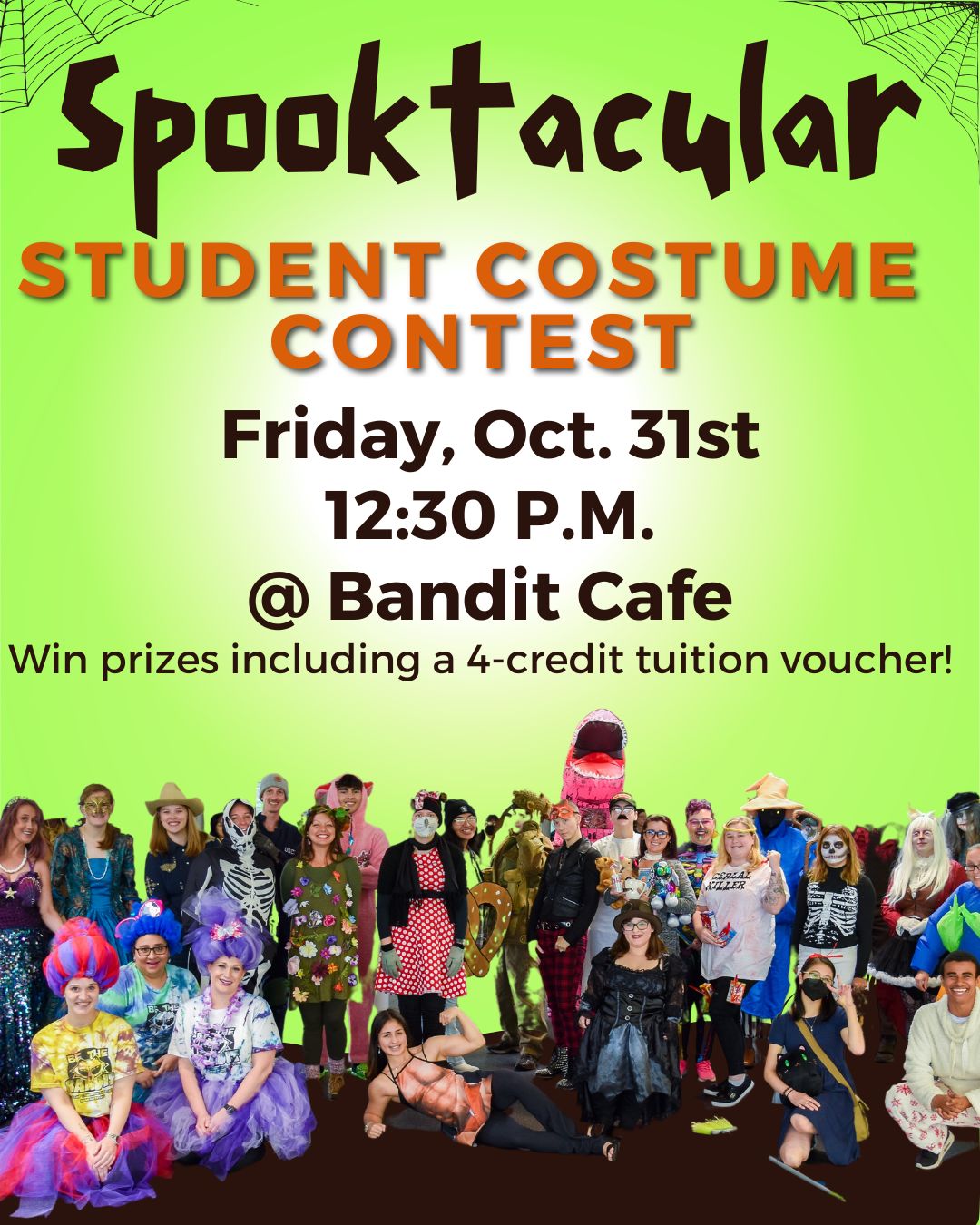 Students dressed up in costumes